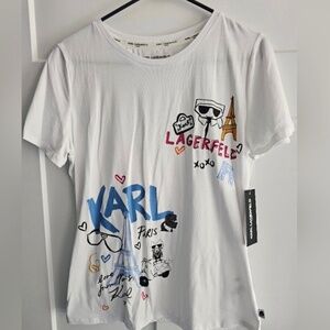 NWT karl Lagerfeld tshirt size small